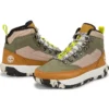 GreenStride Motion 6 Mid Wasserdichter Wanderstiefel aus Stoff und Leder „Olive Green“