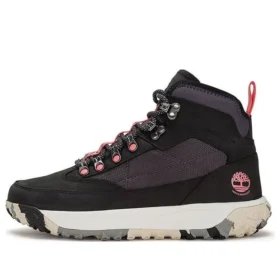 GreenStride Motion 6 Mid Wasserdichter Wanderstiefel aus Stoff und Leder „Schwarz“