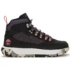 GreenStride Motion 6 Mid Wasserdichter Wanderstiefel aus Stoff und Leder „Schwarz“