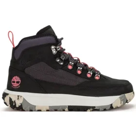 GreenStride Motion 6 Mid Wasserdichter Wanderstiefel aus Stoff und Leder „Schwarz“