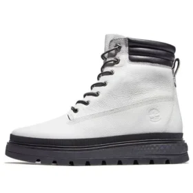 GreenStride Ray City Wasserdichter Stiefel „White Full Grain“