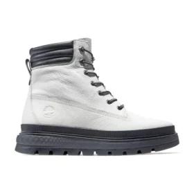 GreenStride Ray City Wasserdichter Stiefel „White Full Grain“
