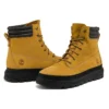 GreenStride Ray City Waterproof Wide Fit Stiefel „Weizen Full Grain“