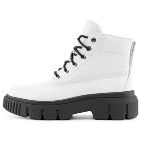 Greyfield Lederstiefel „White Full Grain“