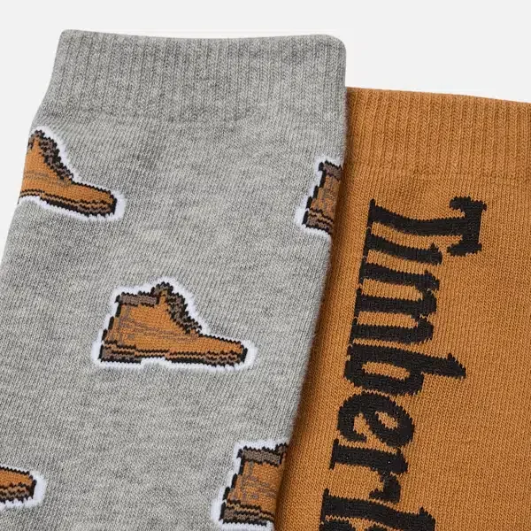 Hampshire 2er-Pack bedruckte Crew-Socken Hampshire 2er-Pack bedruckte Crew-Socken
