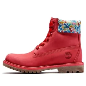 Hergestellt mit Liberty-Stoffen 6-Inch Boot „Rot“