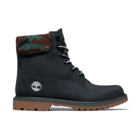 Heritage 6-Inch Boot „Schwarzes Nubukleder mit Camouflage“