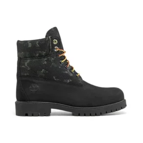 Heritage 6-Inch Boot „Schwarzes Nubukleder mit Camouflage“