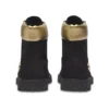 Heritage 6-Inch Boot „Schwarzes Nubukleder mit Gold“