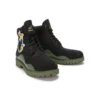Heritage 6-Inch Boot „Schwarzes Nubukleder mit Grün“