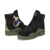 Heritage 6-Inch Boot „Schwarzes Nubukleder mit Grün“