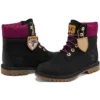 Heritage 6-Inch Boot „Schwarzes Nubukleder mit Rosa“