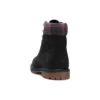 Heritage 6-Inch Boot „Schwarzes Nubukleder mit rosa-blaugrünem Karomuster“