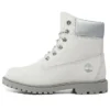 Heritage 6-Inch Boot „Weißes Nubuk und Silber“