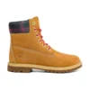 Heritage 6-Inch Boot „Weizen Nubuck mit Pink-Teal-Karomuster“