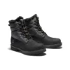 Heritage 6-Inch Premium Puffer Wasserdichte Stiefel „Schwarz mit schwarzem Fell“