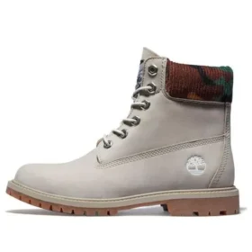 Heritage 6-Inch-Wasserdichte Stiefel „Beige Nubuk mit Camo“