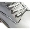 Heritage 6-Inch-Wasserdichte Stiefel „Hellgraues Vollnarbenleder mit silbernem Kragen“