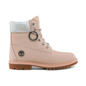 Heritage 6-Inch-Wasserdichte Stiefel „Hellrosa Nubuk“