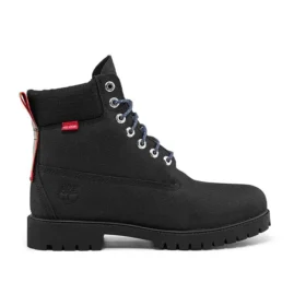 Heritage 6-Inch Wasserdichte Stiefel mit breiter Passform „Schwarz Helcor with Orange“