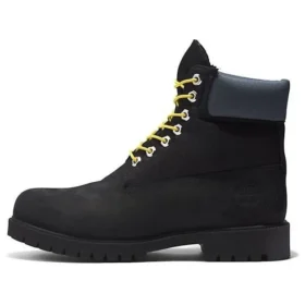 Heritage 6-Inch Wasserdichte Stiefel „Schwarzes regeneratives Leder“