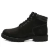 Heritage Casual Walking Stiefel mit breiter Passform „Schwarzes Nubuk“