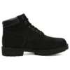 Heritage Casual Walking Stiefel mit breiter Passform „Schwarzes Nubuk“