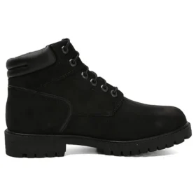 Heritage Casual Walking Stiefel mit breiter Passform „Schwarzes Nubuk“