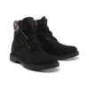 Heritage Cupsole Stiefel „Schwarzes Nubukleder mit Blumenmuster“