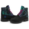 Heritage NL Sky 6-Inch Boot „Schwarzes Nubukleder mit Print“