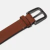 Herren 35 mm klassischer Jeansgürtel aus braunem Leder Herren 35 mm klassischer Jeansgürtel aus braunem Leder