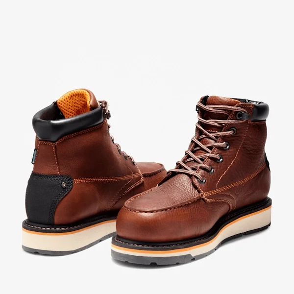 Herren-Arbeitsstiefel Gridworks 6-Inch Boot mit Zehenschutzkappe aus Metall – Braun Herren-Arbeitsstiefel Gridworks 6-Inch Boot mit Zehenschutzkappe aus Metall – Braun