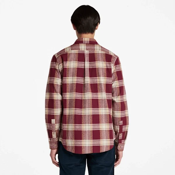 Herren-Flanell-Hemd mit Fischgrätenmuster Herren-Flanell-Hemd mit Fischgrätenmuster