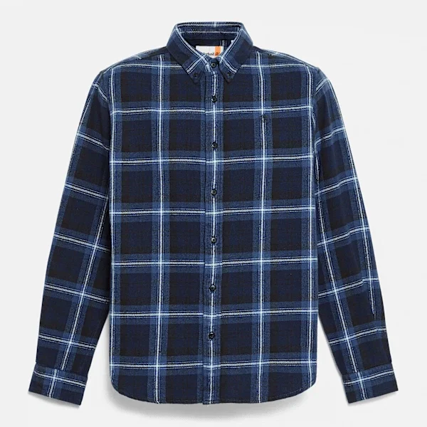 Herren-Flanell-Hemd mit Karomuster, mittelschwer Herren-Flanell-Hemd mit Karomuster, mittelschwer