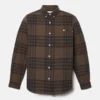 Herren-Flanell-Hemd mit Karomuster, mittelschwer Herren-Flanell-Hemd mit Karomuster, mittelschwer