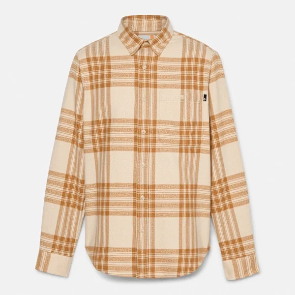 Herren-Flanell-Hemd mit Karomuster, mittelschwer Herren-Flanell-Hemd mit Karomuster, mittelschwer