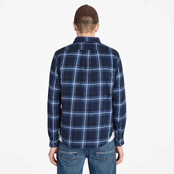 Herren-Flanell-Hemd mit Karomuster, mittelschwer Herren-Flanell-Hemd mit Karomuster, mittelschwer
