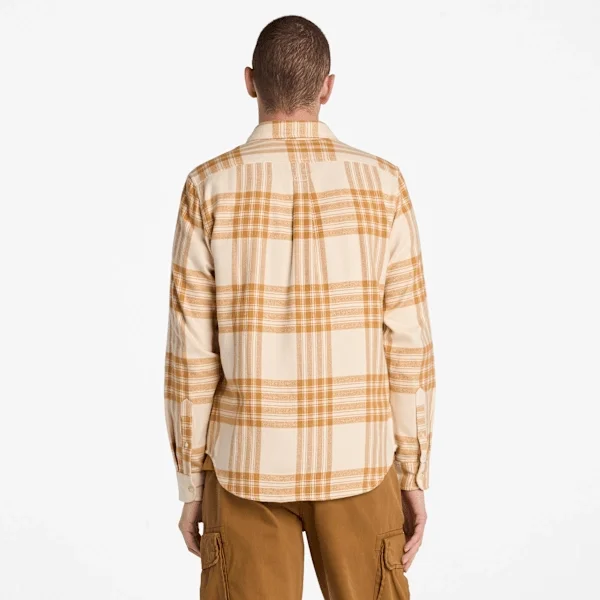 Herren-Flanell-Hemd mit Karomuster, mittelschwer Herren-Flanell-Hemd mit Karomuster, mittelschwer