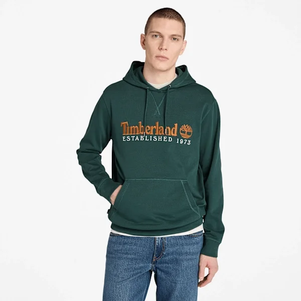 Herren-Hoodie „Established 1973“ aus Loopback Herren-Hoodie „Established 1973“ aus Loopback