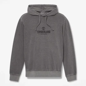 Herren-Hoodie, stückgefärbt