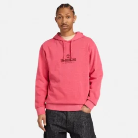 Herren-Hoodie, stückgefärbt