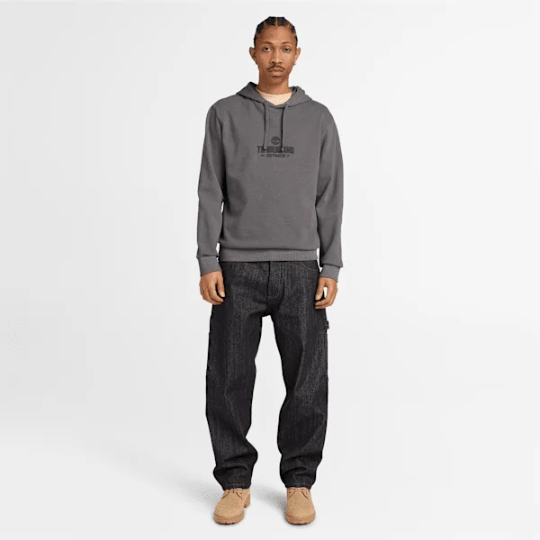 Herren-Hoodie, stückgefärbt Herren-Hoodie, stückgefärbt