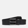 Herren-Jeansgürtel aus schwarzem Leder, 40 mm, Pull-Up Herren-Jeansgürtel aus schwarzem Leder, 40 mm, Pull-Up