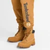Herren-Jogginghose mit linearem Logo – Weizen-Stiefel Herren-Jogginghose mit linearem Logo – Weizen-Stiefel