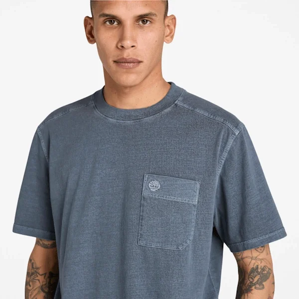 Herren-T-Shirt „Merrymack River“ mit Brusttasche, stückgefärbt Herren-T-Shirt „Merrymack River“ mit Brusttasche, stückgefärbt
