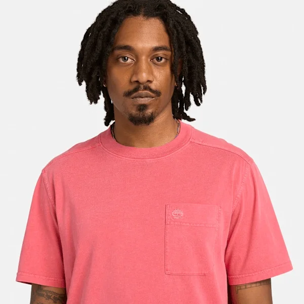 Herren-T-Shirt „Merrymack River“ mit Brusttasche, stückgefärbt Herren-T-Shirt „Merrymack River“ mit Brusttasche, stückgefärbt