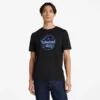 Herren-T-Shirt mit Bergmotiv und kurzen Shorts Herren-T-Shirt mit Bergmotiv und kurzen Shorts