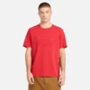 Herren-T-Shirt mit gewaschenem, gesticktem Logo Herren-T-Shirt mit gewaschenem, gesticktem Logo
