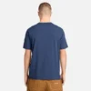 Herren-T-Shirt mit gewaschenem, gesticktem Logo Herren-T-Shirt mit gewaschenem, gesticktem Logo