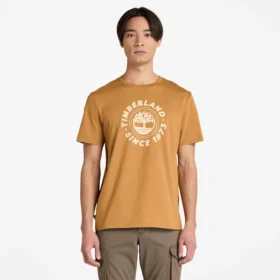 Herren-T-Shirt mit Grafikprint und Shorts-Ärmeln